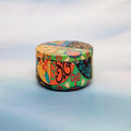 Wholesale Custom Luxury 2.2oz 4.4oz Empty Round Matte Metal Container Candy Mint Flower Tea Seamless Candle Jar With Lid