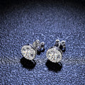 Fashion Women Luxury Stud Earrings Screw Back 925 Sterling Silver D Color VVS White Moissanite Earring