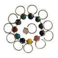 Promotional 10MM Stone Rings Women Teenage Girls Finger Rings Love Heart Natural Balls Gemstone Party Wear Engagement Jewelry
