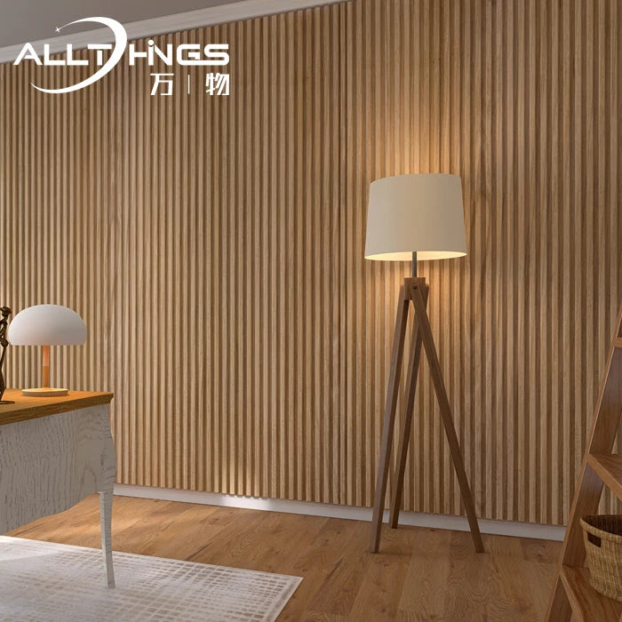 WPC Wood Grain Decor Panel Modern Easy Installation Waterproof Luxury Fence Panels Household Use Customized
