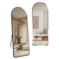 Modern Full-Length Mirror for Home Girls' Bedroom Wall Hanging Wall Fitting Vertical Floor Mirror for Dormitory Use