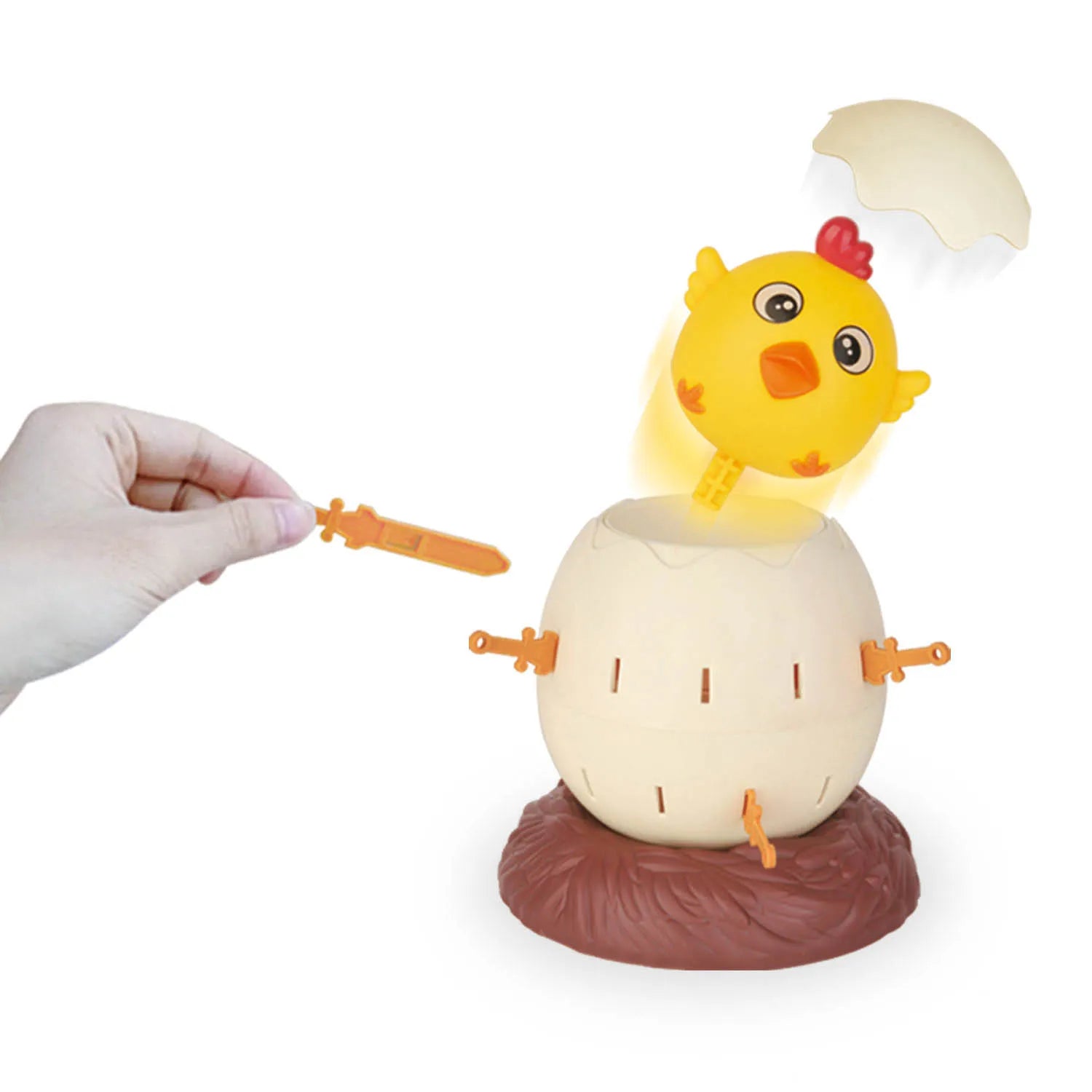 Flytec A15 Egg Insert Sword Pop-up Chick Game Toys Funny Stimulating Parent-child Interactive Board Game Props Creative Kids Toy