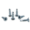 M4x16 Zinc Plated Iron Steel Threaded Drill Tail Self Tapping Screw Cross Recessed Carbon Steel Countersunk Flat Head Self