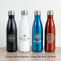 JETA 500ML Custom Logo Insulated Stainless Steel Cola Shape Vacuum Flask Leak Proof Water Bottle Gym Travel Camping Sports Metal