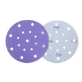 Purple Ceramic Sandpaper 150mm 17holes Hook and Loop Sanding Disc Aluminum Oxide Abrasive Discs for Car Polishing