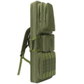 42" Tactical Gun Bag MOLLE Soft Padded Hunting Range Heavy Duty Waterproof Long Gun Backpack Discreet Firearm Transport Case
