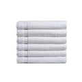 Barber Shop Fine Fiber Absorbent White Turkish Spa Cotton Towel for 5 Star Hotel Pool Beach Customized Text