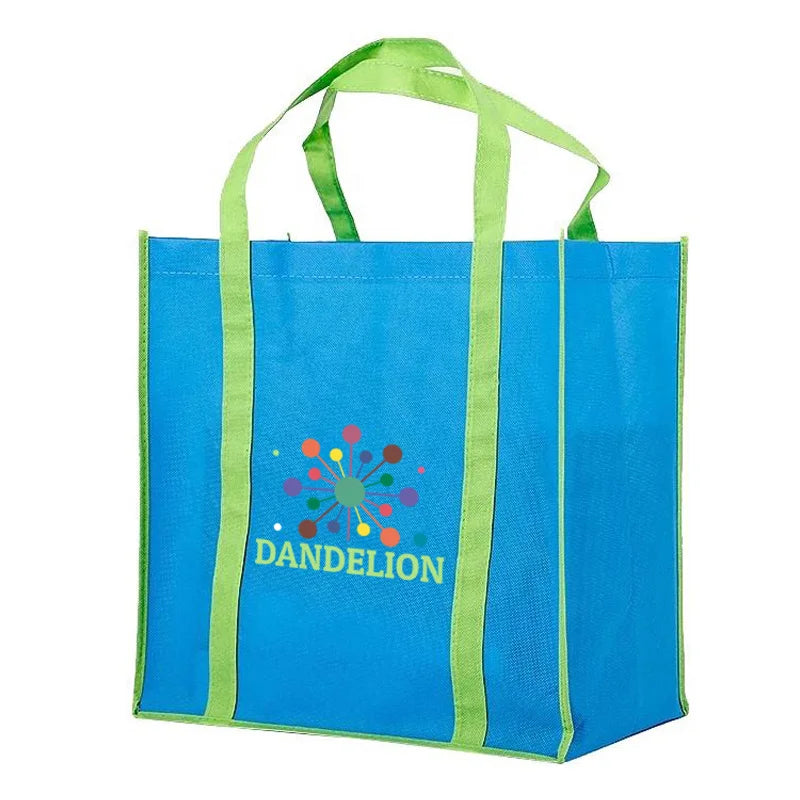 Stand-up PL Bottom Tote Recycle Large Non Woven Fabric Shopping Bag