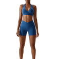 Cross Nude Feel Yoga Set 2 Pieces Set Breathable Skinny Running Suit Sports Back Shaping Workout Sweatsuit