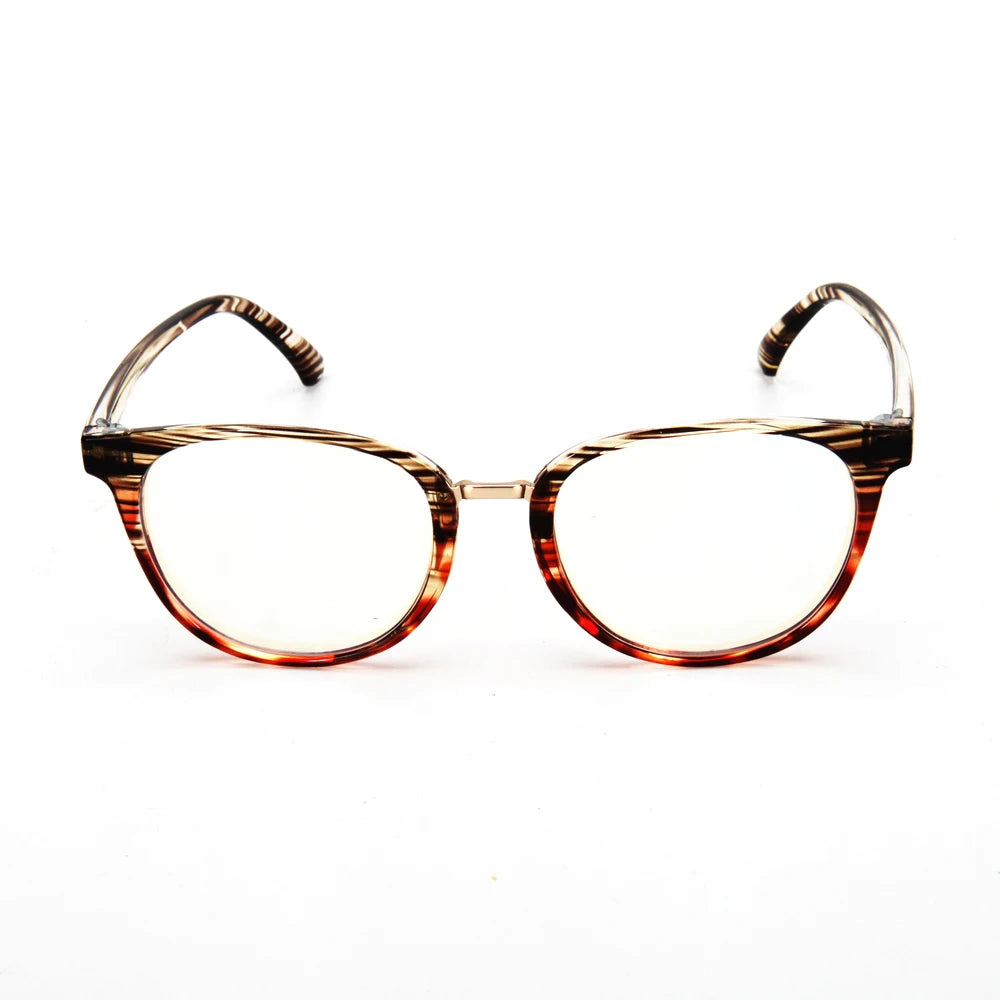 Anti Blue Light TR90 Round Optical Frames High Quality Fashion Eyeglasses for Unisex Reading