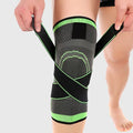 Outdoor Sports Riding Sports Breathable Kneepad Elastic Knitted Compression Knee Pads Knee Support With Belt