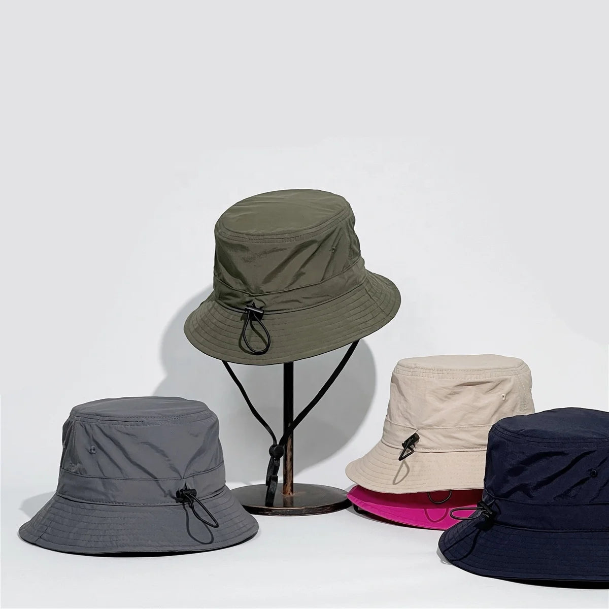 WD-A1025  Wholesale  Summer Men Boonie Hats Outdoor Hunting Hiking Fishing Climbing Fisherman Cap
