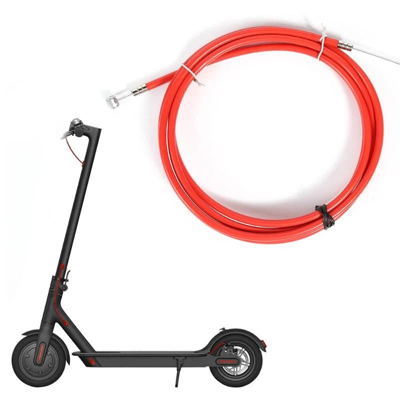 Superbsail Professional Electric Scooter M365 Parts Durable Rear Disc Brake Line Accessories with Red Cable Easy Repair