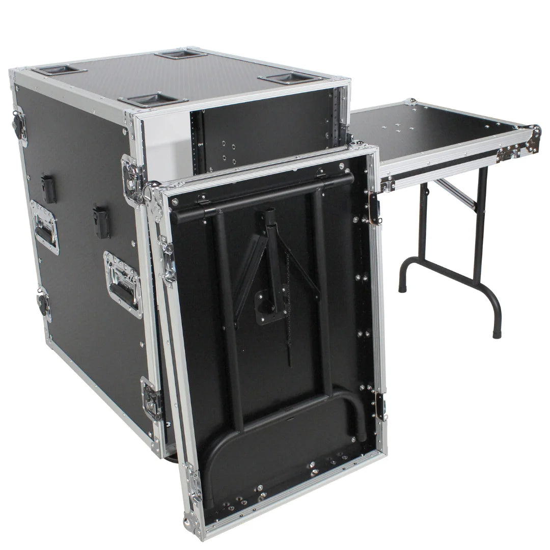 Professional 18U Space Amp Rack Mount ATA Flight Case Factory Wholesale Custom Size 24 Inch Depth Shockproof Large Capacity