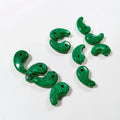 HZ OEM LOGO Charms Crystal Tower Energy Spiritual Malachite Jade Magatama Pendant