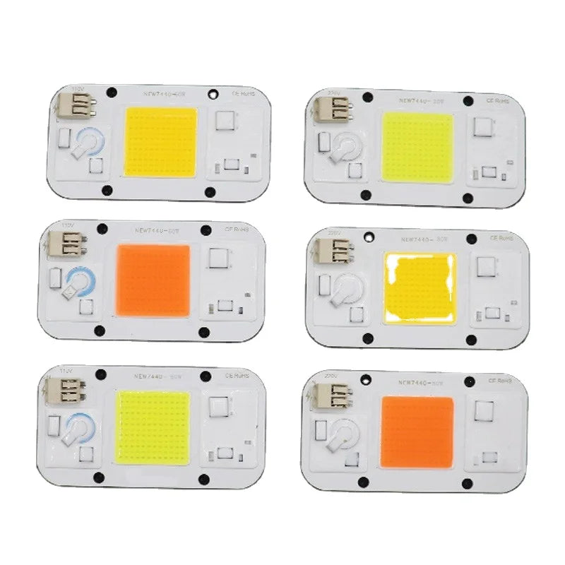 2024 Factory Price 40*60MM 20w 30w 50w 220v Full Spectrum Ac COB LED Module Chip for Grow Lights
