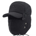 Winter Trapper Hat Unisex with Earflaps Windproof Balaclava Faux Fur Sports Ski Hunting Warm Russian Ushanka