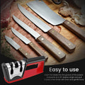Wholesale Diamond Fixed Angle Knife Sharpener Three-in-One Fast Household Kitchen Tool Small Stone Sharpener