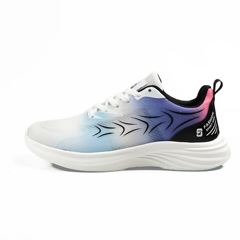Unisex Custom EVA Running Sneakers Lightweight Mesh Sport Athletic Shoes Lace-Up Comfortable Anti-Slip for Men Spring Autumn