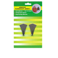 Porodigy HT53P Stainless Steel Metal Door Hooks Self-Adhesive Strong Eco-Friendly Multifunction for Clothing Towels Kitchen