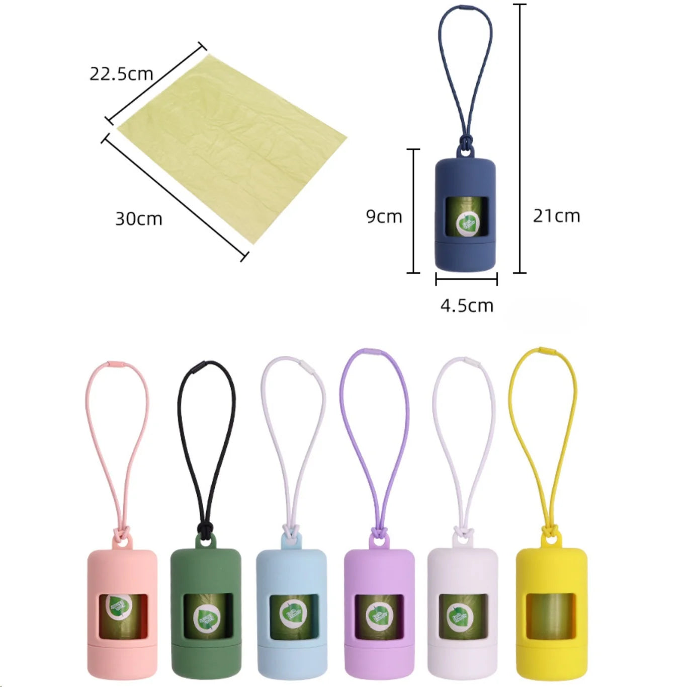 Biodegradable Dog Poop Bags Extra Thick Eco Friendly Pet Waste Disposal Bags Leakproof and Scent Free