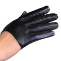 Pretty Half Palm Gloves Leather Touch Screen Leather Hand Gloves