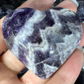 Wholesale Natural Spiritual Dream Amethyst Hearts Crystal Quartz for Feng Shui Semi-Precious Healing Stone for Home Engraved