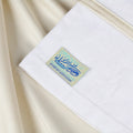 Wholesale Custom Clothing Woven Labels Hem Tag Straight Cut Main Label Clothes Tagger Labels