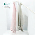100% Natural Linen Napkins Flax Napkin with Multi-Color Ruffle Handmade Wedding Table Decor