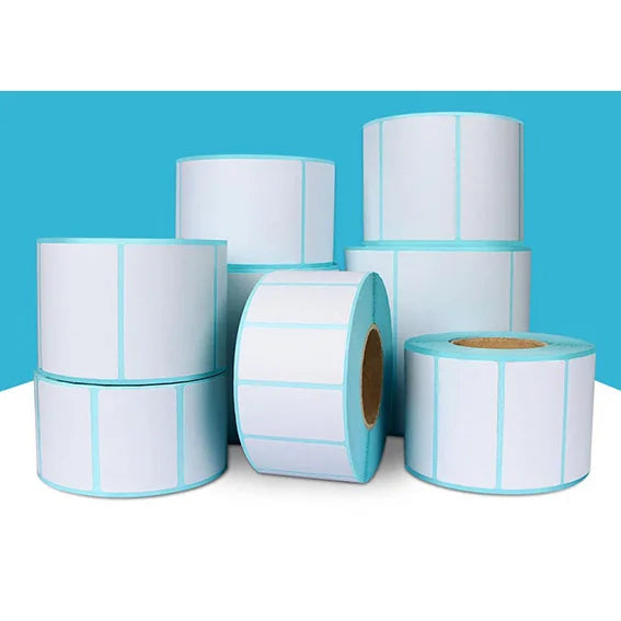 Thermal Water Proof Sealing Labels Rolls Papers Custom Size Custom Colors Low MOQ Adhesive Materials