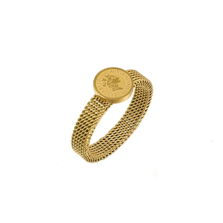 SC Fashion Personality Punk Finger Ring Vintage Gold Plated Rings Retro Male Female Human Portrait Rings
