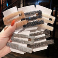 Custom Rhinestone Crystal Metal Snap Hair Clips & Barrette-Fashion Valentine's Day Accessories