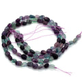 Wholesale Natural Stone Beads Irregular 6mmx8mm Flourite Strand Bead for Necklace Bracelet Jewelry Making