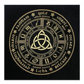 High-grade Velvet Material Sun Moon Star Witchcraft Alter Tarot Spread Top Cloth Tarot Game Tablecloth//