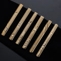 Wholesale KERONGPLD Brand Men's Gold with Diamonds Personalized Fashion Tie & Necktie Clip Copper Model T1-9