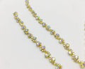 Crystal Diamond Chain S-Shape Rhinestones Metal Flat Back AB Diamond for Wedding Dress Decoration Clothing Bag Jewelry