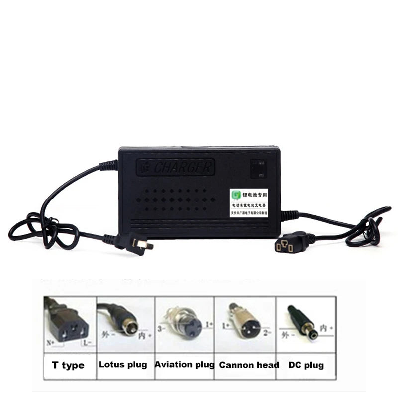 48V ebike Li-ion LiPo Lifepo4 Lithium Iron Phosphate Battery Charger 1.8A 2A 3A 4A 5A 13S 14S 15S 16S Polymer e-bike charging