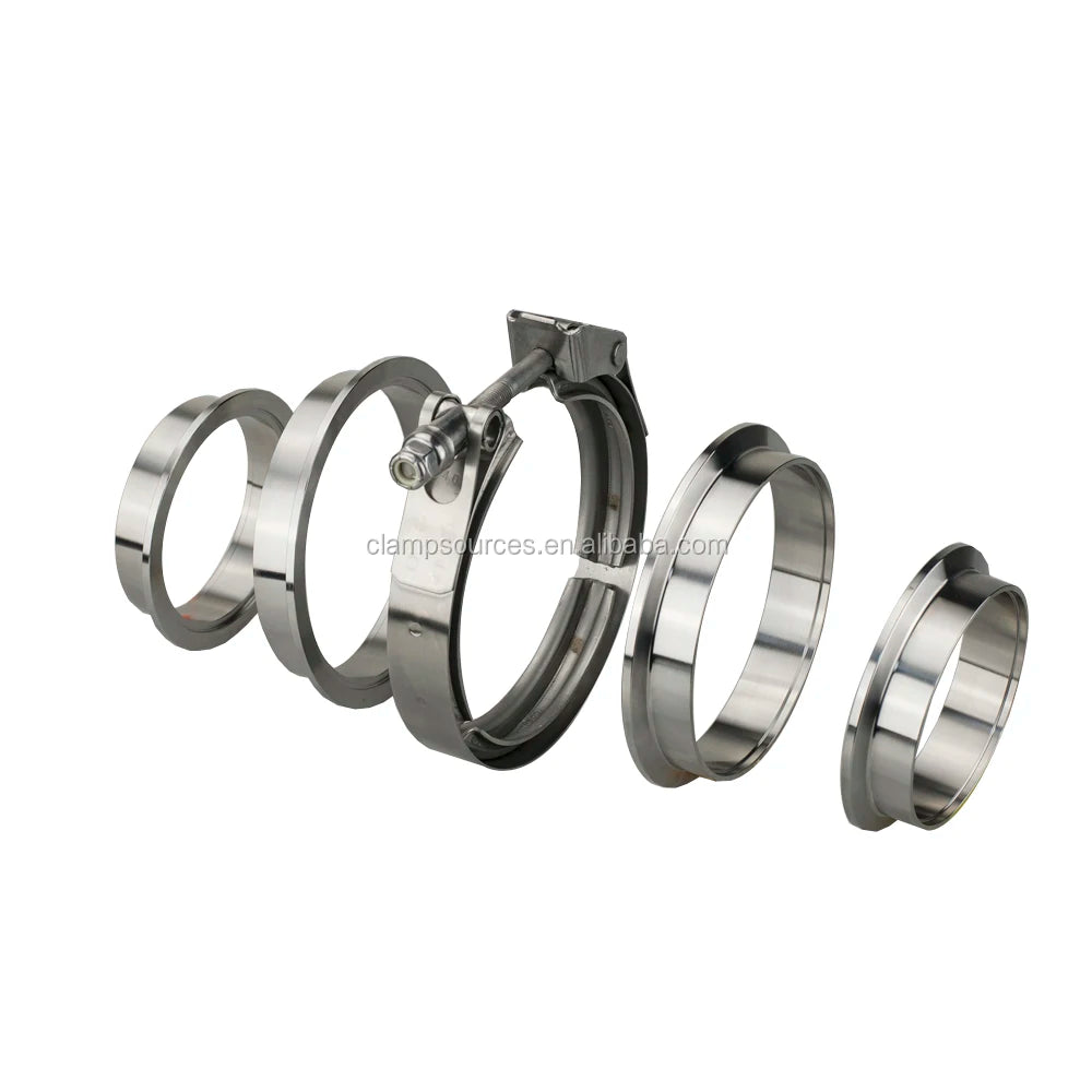 Clampsources Stainless Steel 4 Inch V Band Exhaust Clamp-High Quality