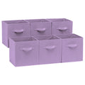 Wholesale Home Supplies 6 Pack 11 Inch Cube Non Woven Fabric Storage Bin Collapsible Fabric Storage Boxes