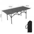120x55x50cm Portable Iron Metal Folding Camping Picnic Table Modern Design Outdoor Garden Hotel Use Popular