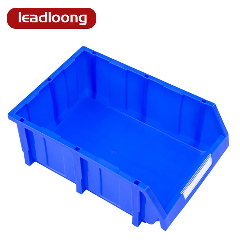 LEADLOONG X6 Modern Customized Color 400*250*160MM/15.75*9.84*6.3 Inch Eco-friendly Plastic Parts Bin 40-60KG Capacity