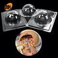 AK Custom 3D Football Plastic Chocolate Mold Tray Handmade Candy Mold Decorating Tool for Bomb Ball Making Cake Tools