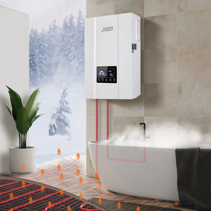 High Energy Efficiency Single Phase Electric Combi Heating Boiler for House Underfloor Heating and Instant Hot Water