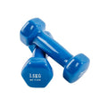 Women Workout Vinyl Sport Custom Logo Weight Gym Non Slip Coated Lifting Hex Vinyl Coated Dumbbell
