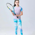 Kids Short Sleeve  Workout Vest Fitness Active Wear Kids Shirts Sports Running Tank Top Breathable Children Tennis Wear