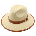 Outdoor Unisex Character Travel Spring Summer Breathable Sun Paper Braid Floppy Fedora Beach Fishing Panama Lace Cap