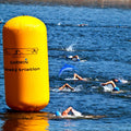 Factory Sales Conical Inflatable Buoy Race Buoy Swimming Marker Buoy BLUE 1.5m with Air Pump for Open Water