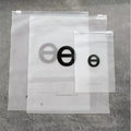 Eco-friendly Biodegradable Zip Lock Clothes Packaging Customized Plastic Frost Zipper Bag With Logo Print Ziplock Bag