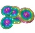 Low Volume Alloy Mute Cymbals in Rainbow Color for Drum Set-Drum Accessories