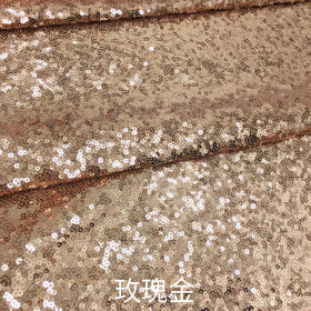 On Stock 3mm Sequin Fabric Random Mesh Wedding Performance Clothing Tablecloth Sequin Fabric Glossy Fabric